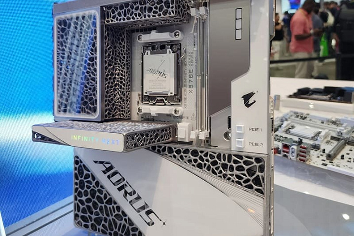 GIGABYTE применила 3D-печать для радиаторов премиальной платы X870E AORUS Infinity Next