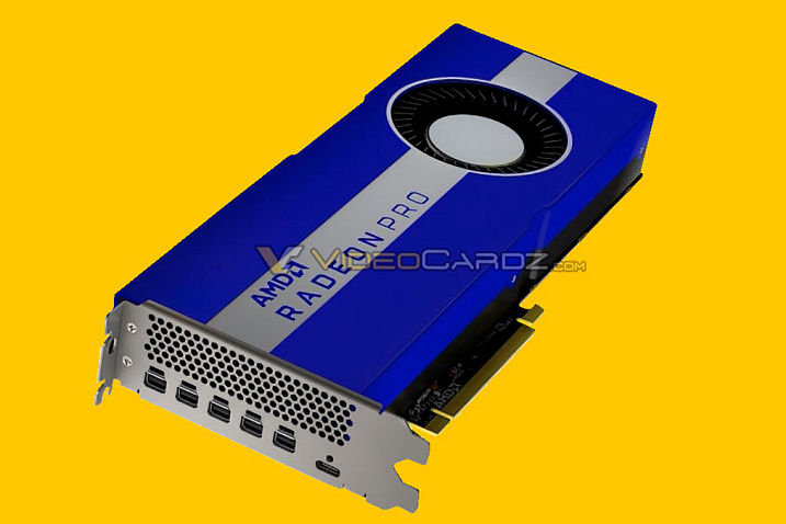 AMD представила первую 7-нм видеокарту для рабочих станций Radeon Pro W5700