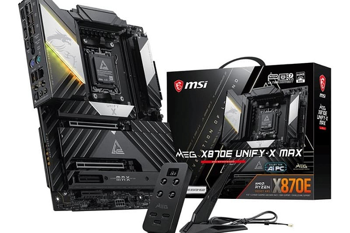MSI готова к запуску премиальной платы для оверклокеров MEG X870E Unify-X MAX