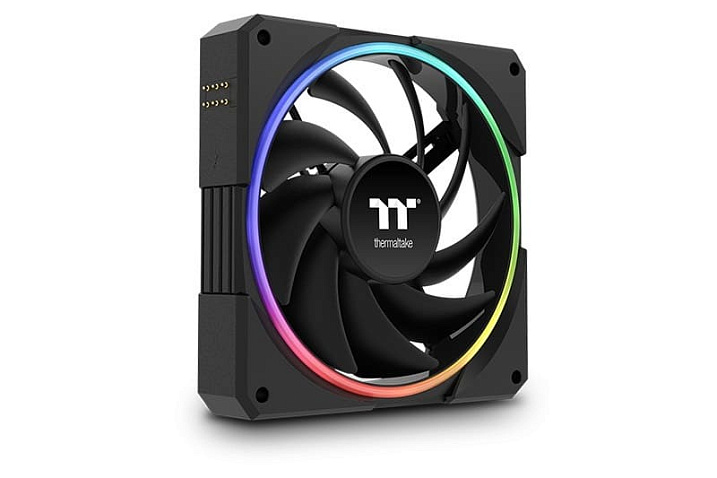 Thermaltake выпустила вентиляторы TS120 EX RGB и TS140 EX RGB с датчиком температуры
