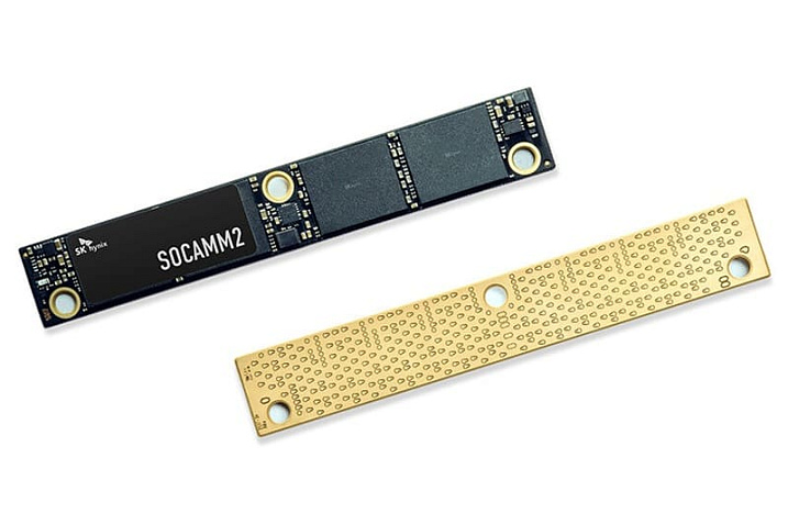 SK hynix перешла к массовому производству модулей памяти SOCAMM2 объёмом 192 Гбайта