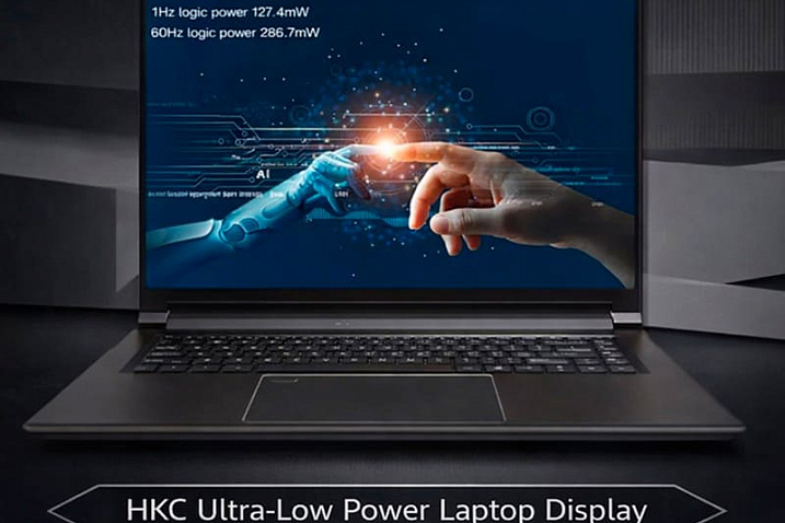 HKC показала монитор с частотой обновления 1 Hz и потреблением 0.13 Вт