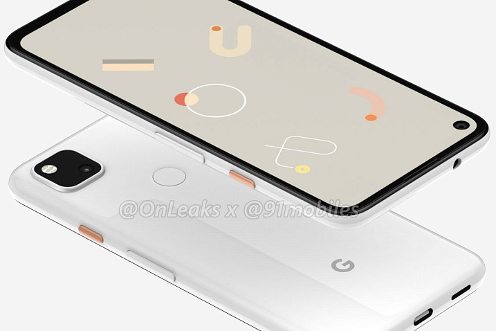 На рендерах Google Pixel 4a замечена выемка под камеру, разъем для наушников и многое другое