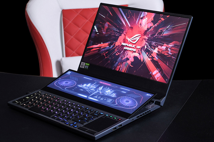 Обзор игрового ноутбука ASUS ROG Zephyrus Duo GX550L
