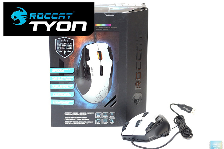 Обзор многоклавишной игровой мышки ROCCAT Tyon