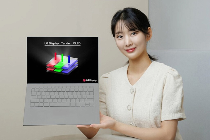 Тандемные OLED-дисплеи от LG на 40% тоньше и энергоэффективнее конкурентных решений