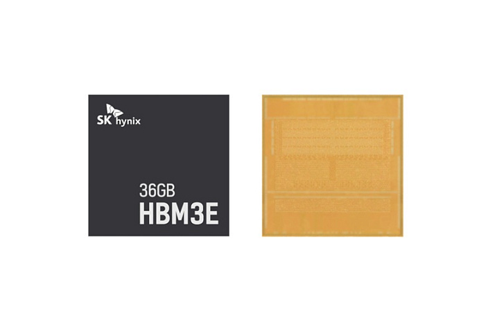 SK hynix начала массовое производство 12-слойной памяти HBM3E объемом 36 Гбайт
