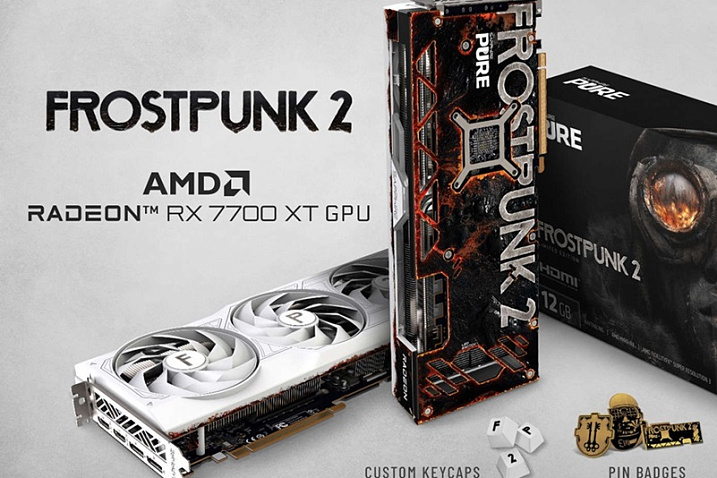SAPPHIRE подготовила Radeon RX 7700 XT Frostpunk 2 Edition к релизу одноименной игры