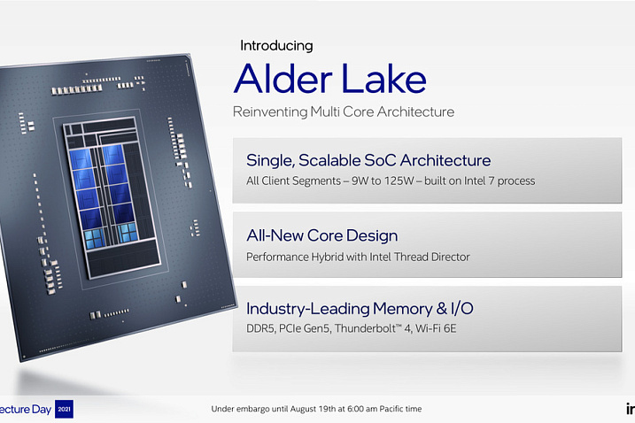Intel Architecture Day 2021: строение Alder Lake и подробности микроархитектуры