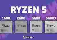 Тест AMD Ryzen 5 1600, Ryzen 5 2600, Ryzen 5 3600 и Ryzen 5 5600X