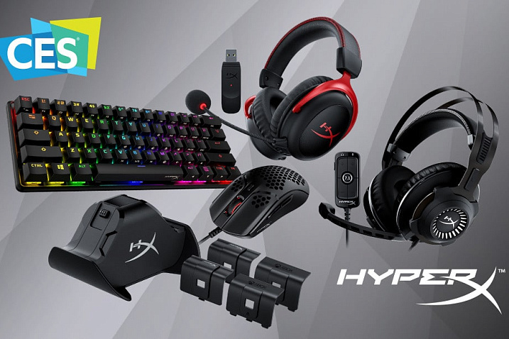 CES 2021: HyperX представила компактную механическую клавиатуру и зарядку для контроллеров Xbox