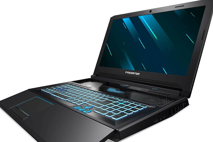Acer анонсировала Predator Helios 700 - игровой ноутбук с выдвижной клавиатурой