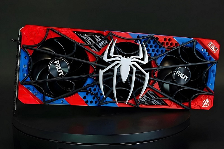 Palit показала GeForce RTX 4070 GamingPro в стиле «Человека-паука»
