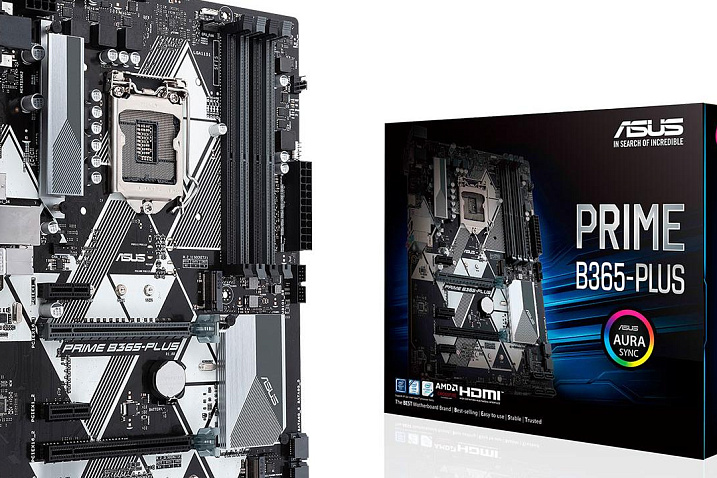 ASUS выпустила материнскую плату Prime B365-Plus