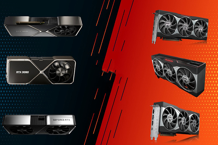 Стоимость видеокарт AMD Radeon RX 6000 в магазинах на 14% ниже рекомендованной