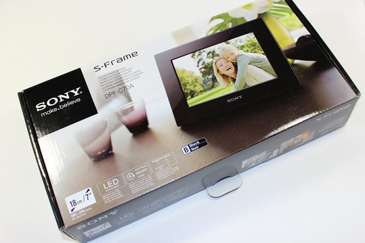 Продукт цифрового века: Обзор цифровой фоторамки SONY DPF-C70A