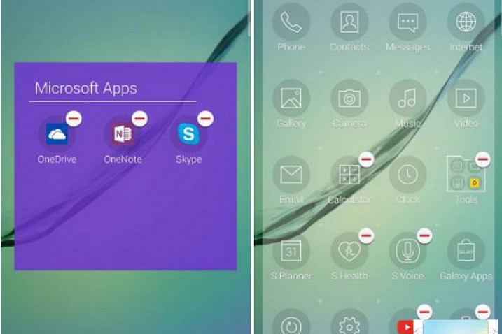 Samsung позволит удалять предустановленные приложения Galaxy S6 и S6 Edge