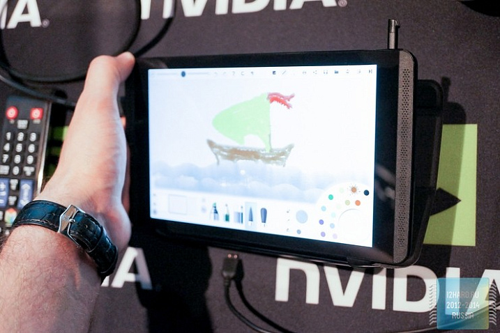 Компания NVIDIA анонсировала модель игрового планшета с фирменным процессором Tegra K1