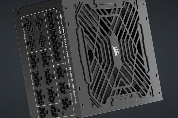 Блок питания CORSAIR WS3000 поддерживает подключение четырёх видеокарт через 12V-2x6