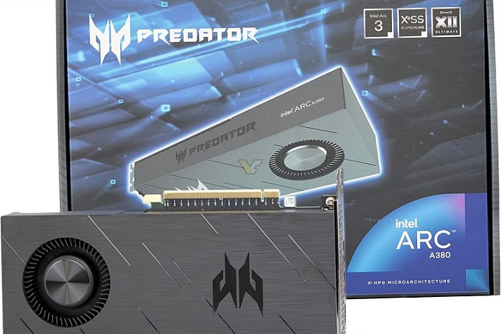 Acer Arc A380 Predator получила турбинное охлаждение