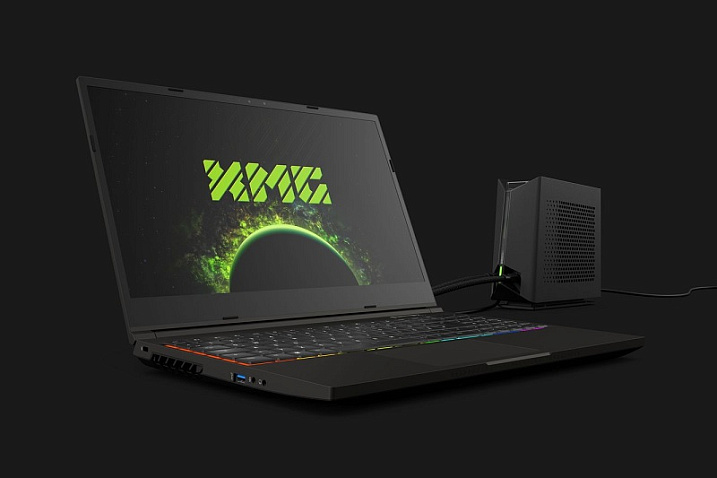 XMG представила ноутбук NEO 15 с внешней системой жидкостного охлаждения OASIS