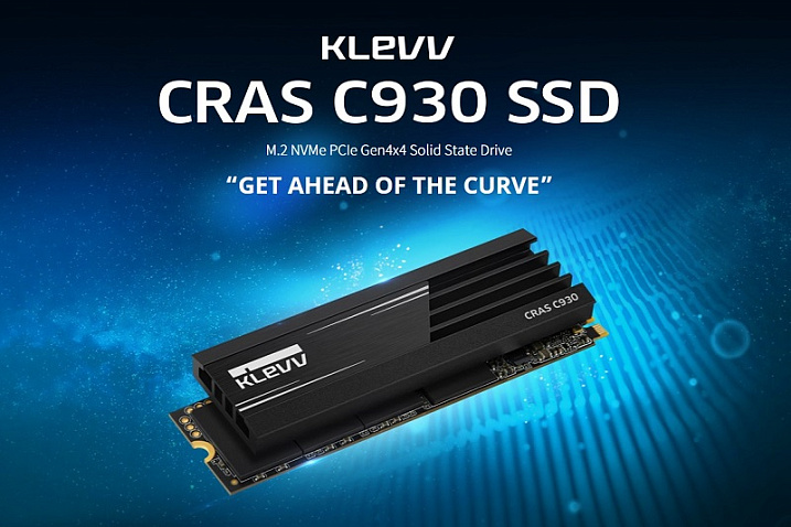 KLEVV представила твердотельные накопители CRAS 730, 910 и 930