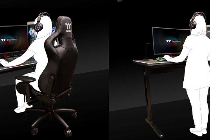 Thermaltake анонсировала геймерский стол Level 20 RGB Battlestation Gaming Desk за 1199$