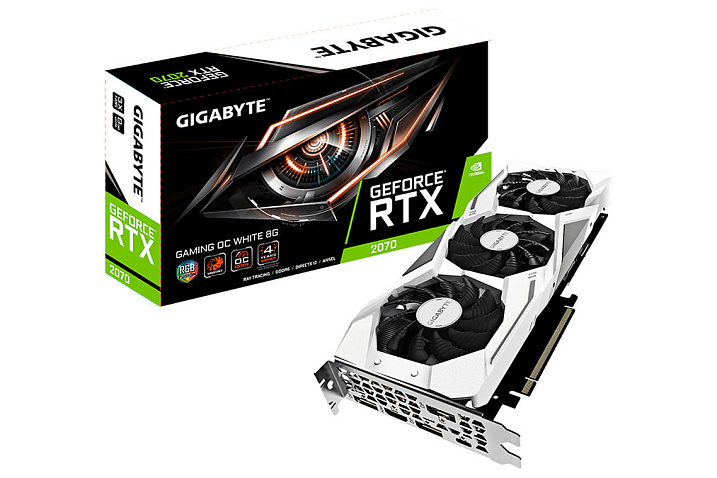 GIGABYTE представила видеокарту GeForce RTX 2070 Gaming OC White