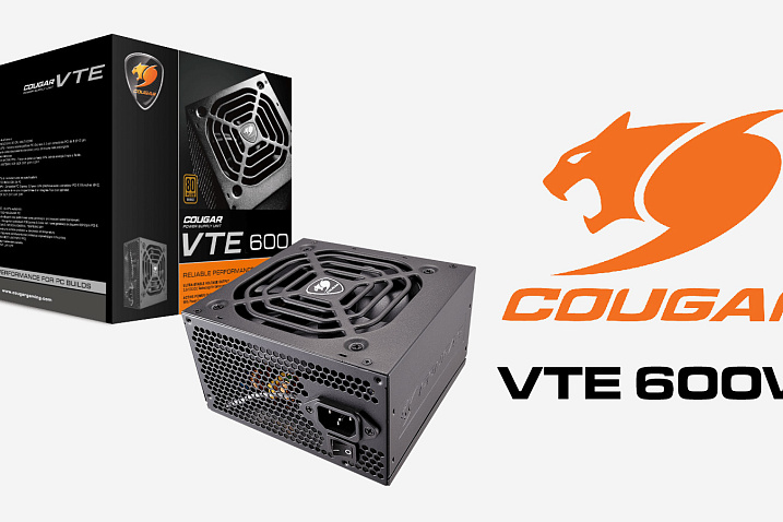 Обзор и тест блока питания Cougar VTE 600W