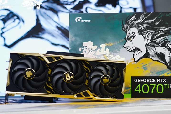 Colorful выпустила золотисто-черные видеокарты iGame GeForce RTX 4070/Ti SUPER FHoFE