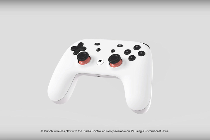 Контроллер Stadia при запуске будет иметь ограниченные возможности беспроводной связи
