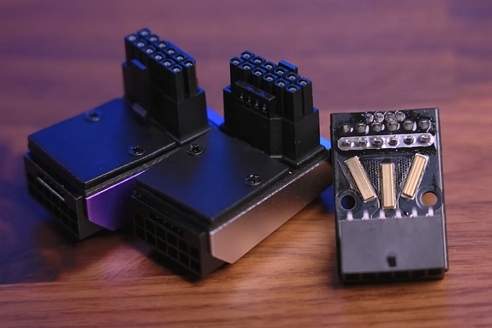 Адаптер CableMod 12VHPWR с 90-градусным изгибом тоже подвержен плавлению