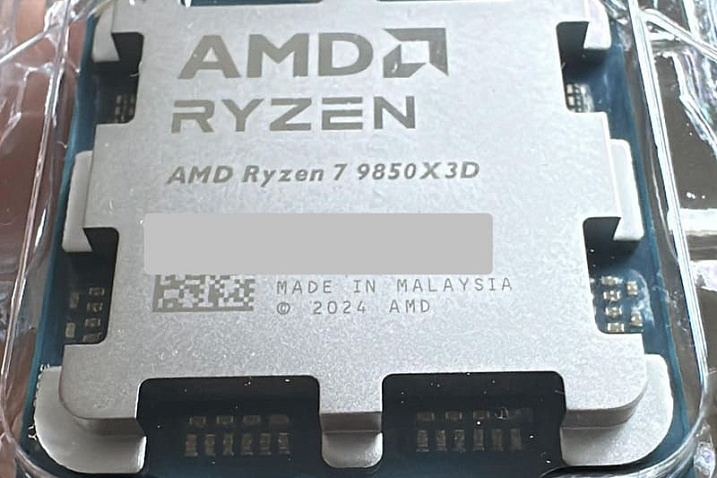 Покупатель AMD Ryzen 7 9850X3D раньше времени получил процессор на руки