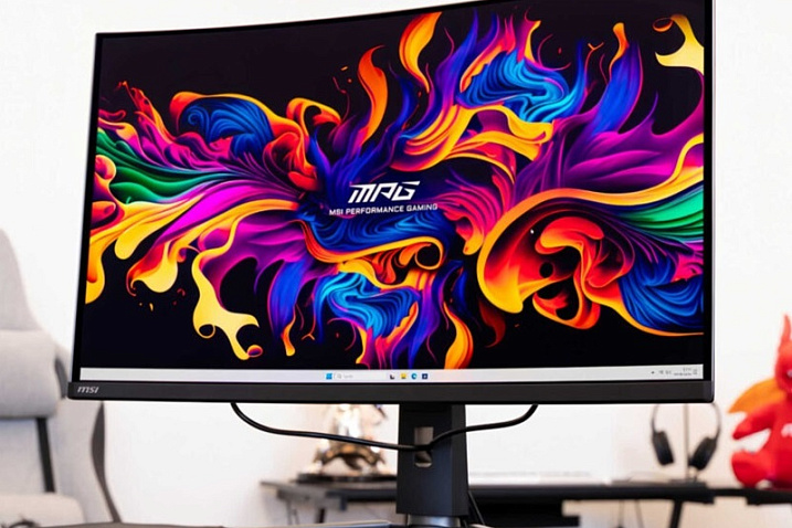 MPG 321CURX стал первым 32-дюймовым монитором MSI на основе изогнутой матрицы QD-OLED