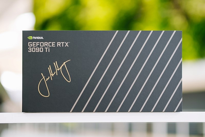 Зрители GTC 2022 могут выиграть подписанную главой NVIDIA видеокарту GeForce RTX 3090 Ti