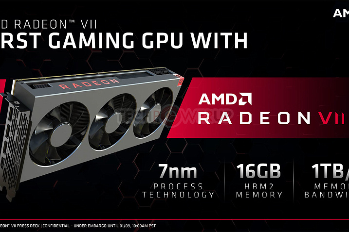 AMD раскрыла больше подробностей об AMD Radeon VII