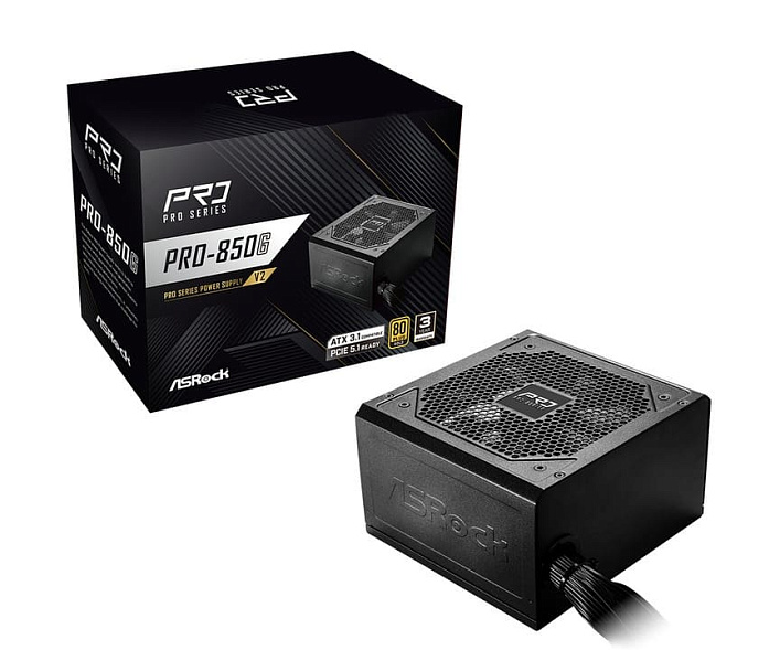 Блок питания ASRock PRO V2 Gold 850W