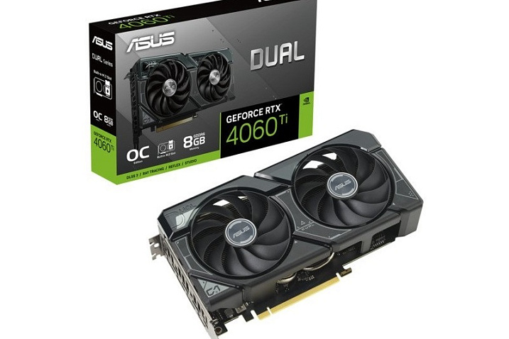 ASUS GeForce RTX 4060 Ti DUAL с портом M.2 появилась в магазинах