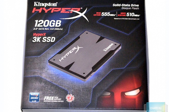 Обзор и тест Kingston HyperX 3K 120 Gb (SH103S3/120G)
