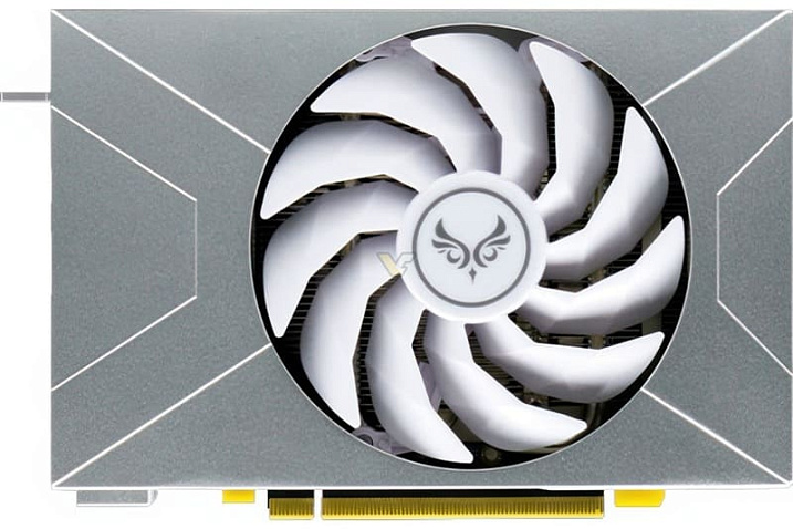 Zephyr GeForce RTX 4070 Sakura Snow X получила цельный металлический кожух