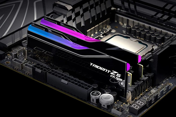 Модули G.SKILL Trident Z5 CK DDR5 выпускаются со скоростью работы до 9600 MT/s
