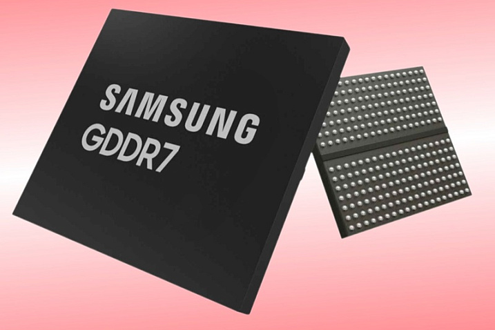 Samsung показала память GDDR7 со скоростью 32 Гбит/с