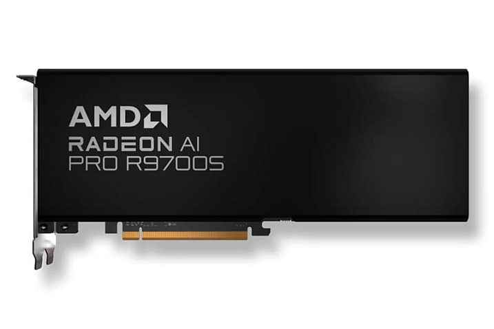 Radeon AI PRO R9700S и R9600D – новые видеокарты AMD с пассивным охлаждением