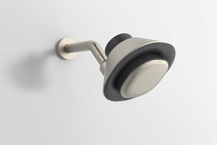 Kohler объединилась с Harman Kardon, чтобы установить беспроводную колонку в насадку для душа