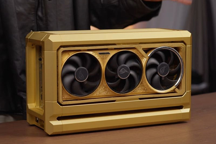Видеокарта ASUS RTX 5090 из 5 килограммов чистого золота подорожала до $810 тысяч