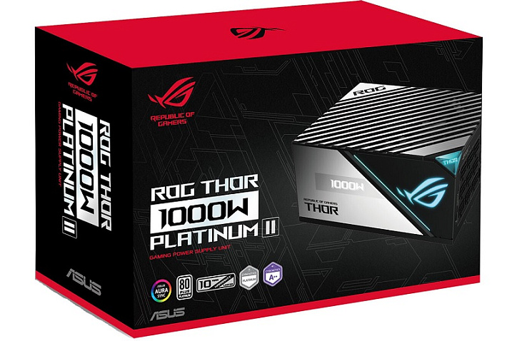 ASUS представила премиальный блок питания ROG Thor 1000W Platinum II