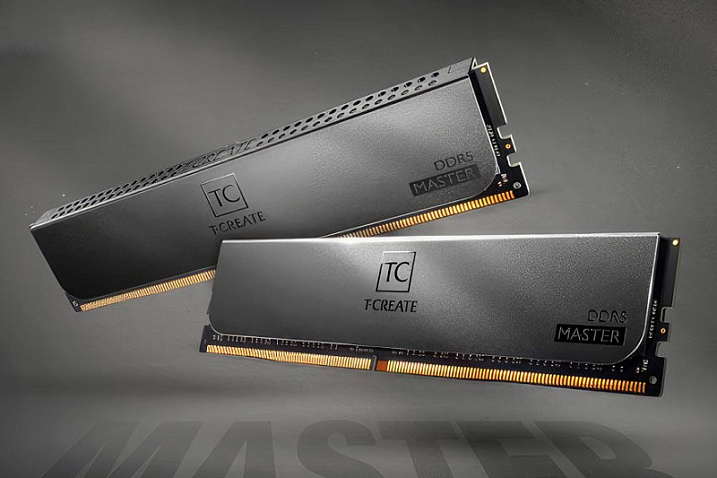 Модули TEAMGROUP T-CREATE MASTER DDR5 OC RDIMM способны достигать 6800 MT/s
