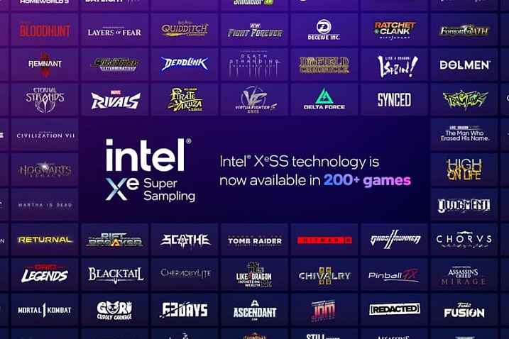 Технология Intel XeSS присутствует более чем в 200 играх