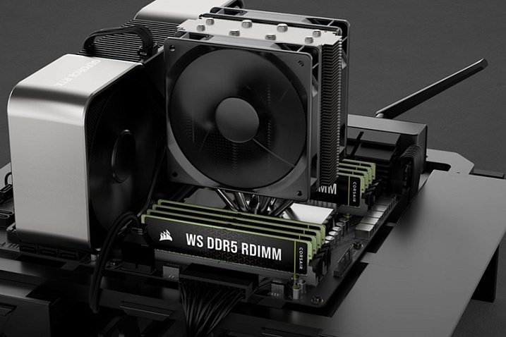CORSAIR выпустила оперативную память для рабочих станций WS DDR5 RDIMM