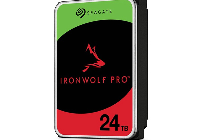 Жесткий диск Seagate IronWolf Pro теперь доступен с объемом 24 Тбайта